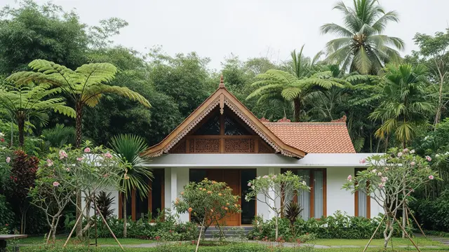 Ilustrasi Gambar Rumah di Desa