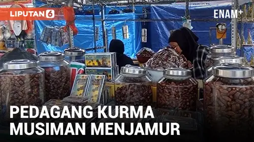 VIDEO: Jelang Ramadan, Pedagang Kurma Musiman Mulai Menjamur