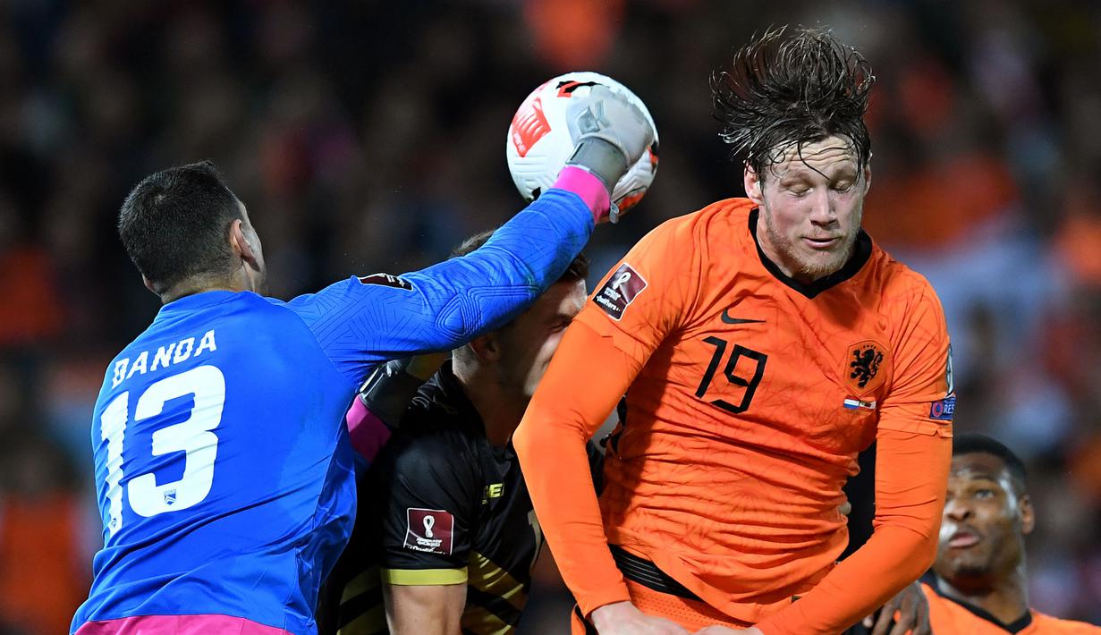 De Oranje tanpa ampun menghajar Gibraltar dengan enam gol tanpa balas. (AFP/John Thys)