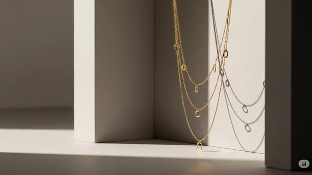 Model Kalung Emas Asli yang Everlasting/Ilustrasi gambar oleh AI