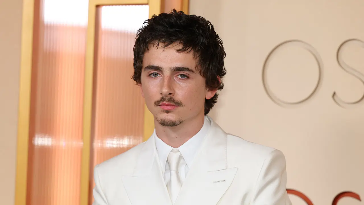 Timothee Chalamet di Piala Oscar 2026. (ANGELA WEISS / AFP).