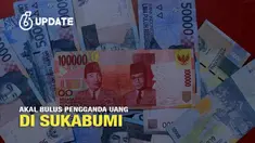 Sindikat dukun pengganda uang di Sukabumi diamankan Satreskrim Polres Sukabumi Kota pada Senin (16/9/2024). Polisi juga turut menyita ratusan lembar uang pecahan seratus ribuan emisi 2016 dan uang pecahan dolar Amerika.