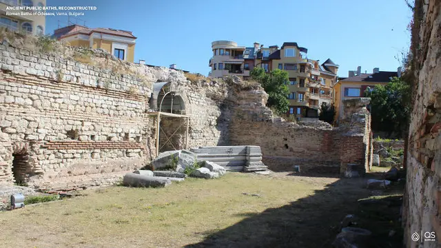Pemandian The Roman Baths of Odessos, Bulgaria.