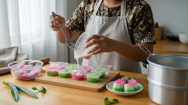 Pembuatan Kue Cente Manis
