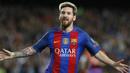 Pada Oktober lalu, Lionel Messi mencetak sebuah hat-trick yang istimewa ke gawang Manchester City pada ajang Liga Champions. Hal ini terasa istimewa karena City kini dilatih oleh mantan pelatih Messi, Pep Guardiola. (AFP/Pau Barrena)  