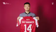 Persis Solo resmi mengumumkan kehadiran pemain asing terbarunya, Sho Yamamoto, pada bursa transfer paruh musim BRI Liga 1 2023/2024. (DOK Persis)