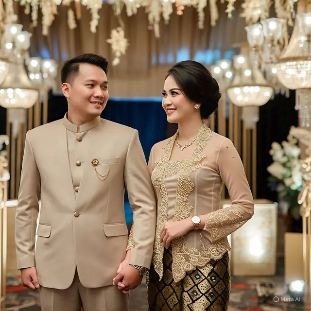 Model Outfit Couple untuk Acara Lamaran