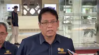 Menteri Keuangan (Menkeu) Purbaya Yudhi Sadewa bertemu Direktur Utama PT PLN (Persero) Darmawan Prasodjo, di kantor Direktorat Jenderal Pajak (DJP), Jakarta, Rabu (15/10/2025). (Liputan6.com/Tira)
&nbsp;