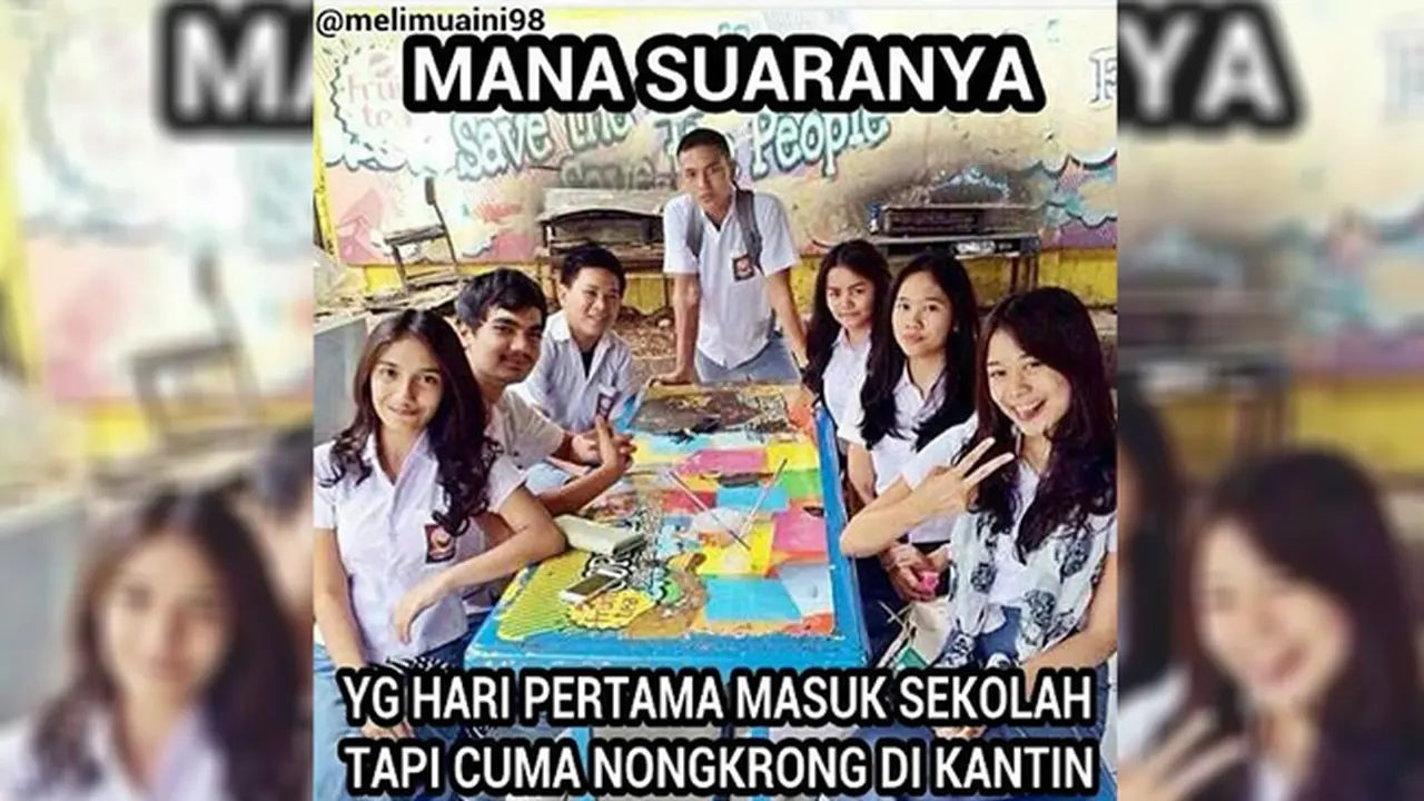 Meme Kocak Hari Pertama Sekolah yang Bikin Ngakak