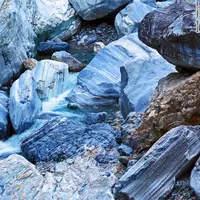Taroko Gorge, 'gunung marmer' di Taiwan. (Anisha Shah/CNN)