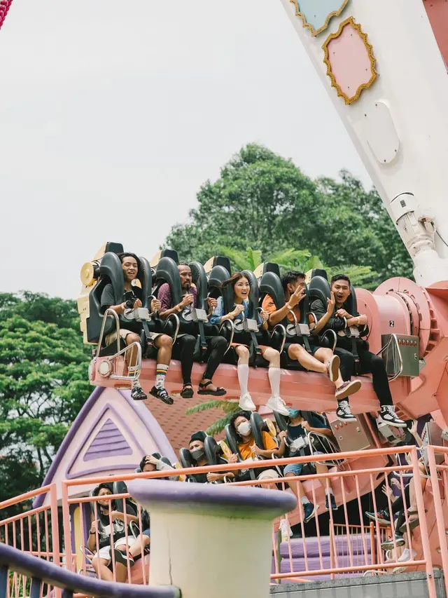 Sarwendah dan anak-anaknya berlibur di Dufan (Instagram/sarwendah29)