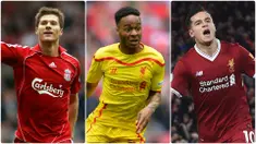 Liverpool dikenal sebagai salah satu klub yang pandai dalam hal penjualan pemain di bursa transfer. Salah satunya Philippe Coutinho yang mampu dijual Liverpool dengan harga 145 juta euro kepada Barcelona. Berikut 5 penjualan termahal Liverpool di bursa transfer. (kolase foto AFP)