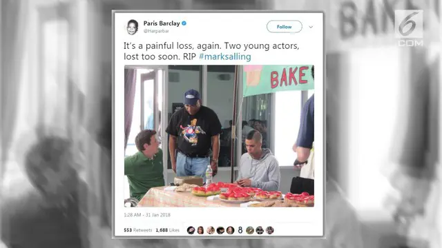 VIDEO: Mark Salling Meninggal, Pemain Glee Berbelasungkawa
