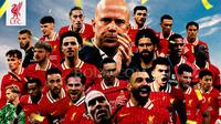 Ilustrasi - Liverpool Juara Liga Inggris Musim 2024-2025 (Bola.com/Adreanus Titus)