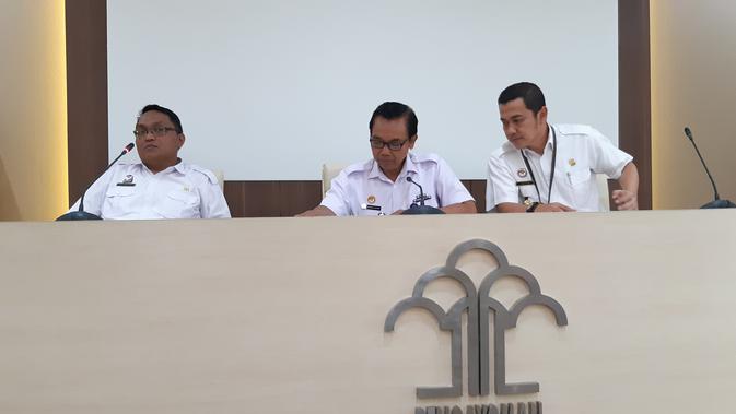 Ditjen Imigrasi menggelar jumpa pers mengenai Harun Masiku, Rabu (22/12020). (Liputan6.com/ Fachrur Rozie)