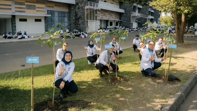 Aksi penanaman 27.000 pohon dukung penghijauan.