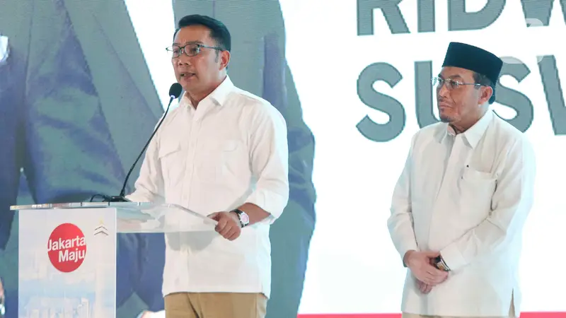 deklarasi Ridwan Kamil dan Suswono