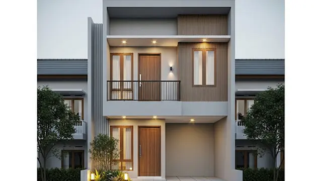 Rumah Bernuansa Persegi