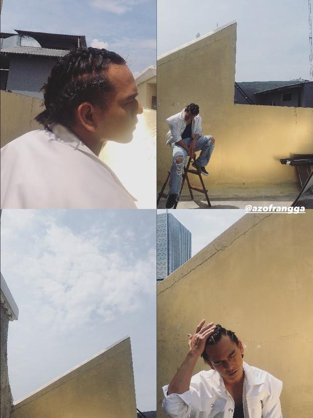 Tampil Beda, Ini 6 Pemotretan Terbaru Rangga Azof dengan Gaya Rambut Kepang