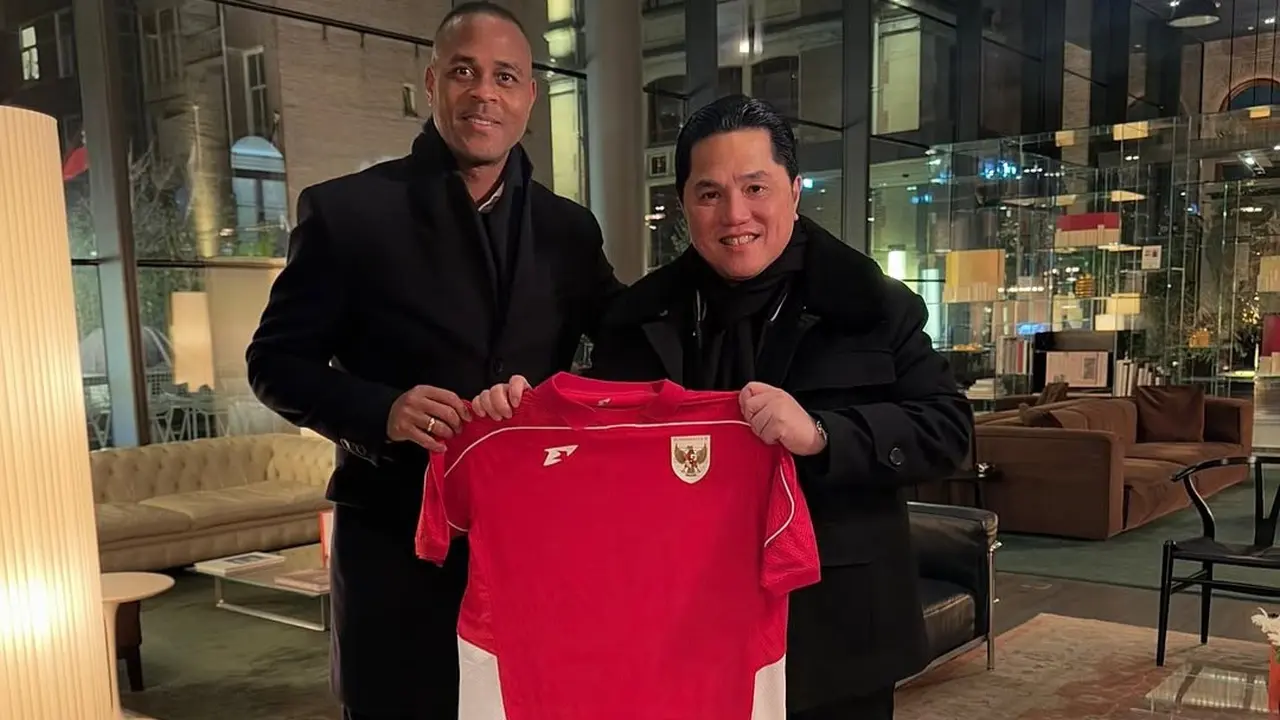 Patrick Kluivert dan Erick Thohir.