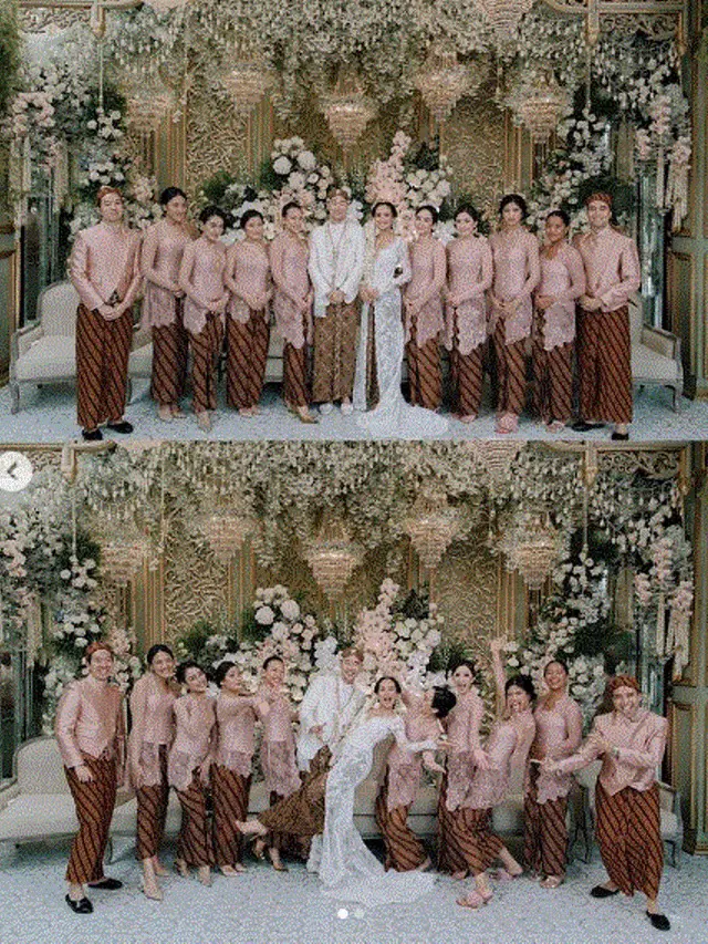 Vidi Aldiani jadi Pengiring Pengantin di Pernikahan Maudy Ayunda dan Jesse Choi