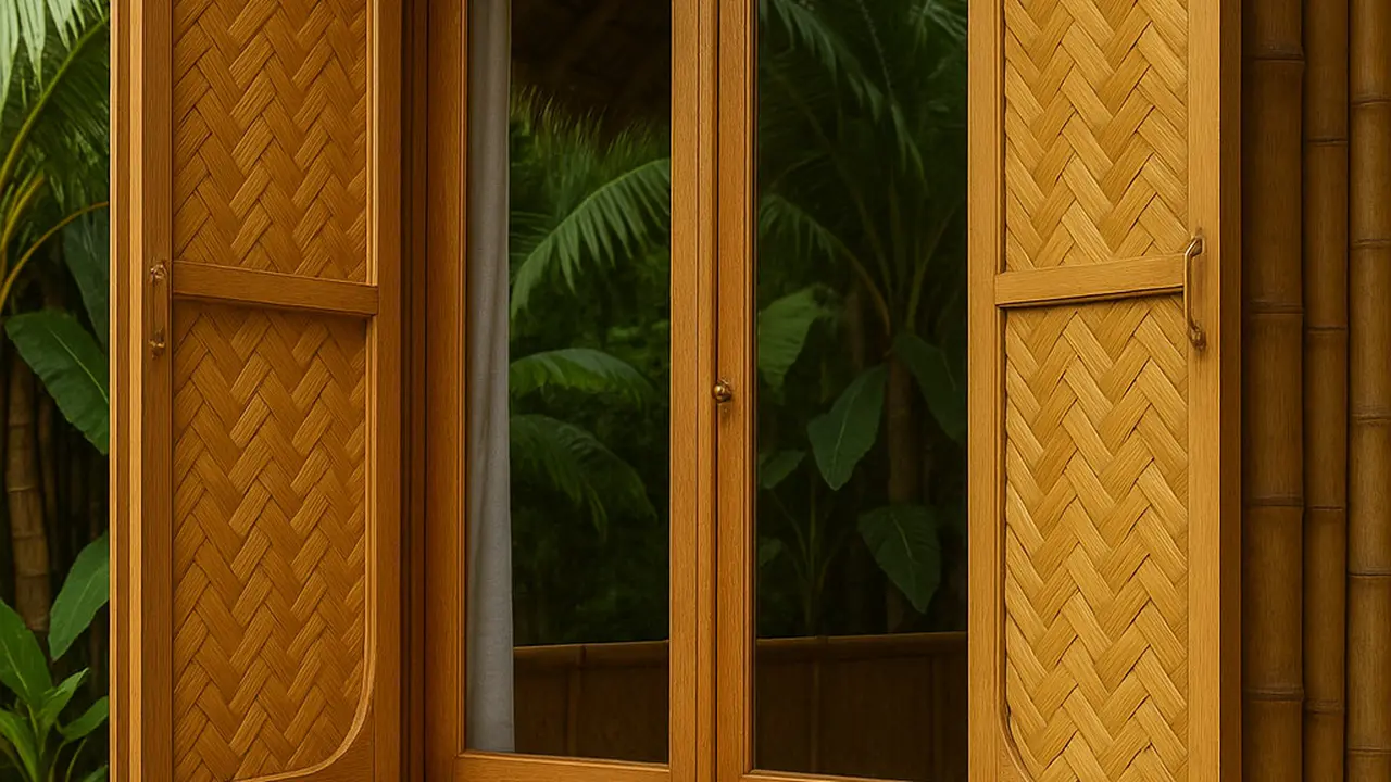 Model Jendela Rumah Bambu yang Cantik untuk Hunian Tropis