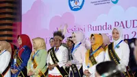 Apresiasi Bunda PAUD tingkat Nasional Tahun 2023 yang diselenggarakan oleh Kementerian Pendidikan, Kebudayaan, Riset dan Teknologi (Kemendikbudristek) di Mercure Convention Centre Ancol, Jakarta, pada 8 November 2023.