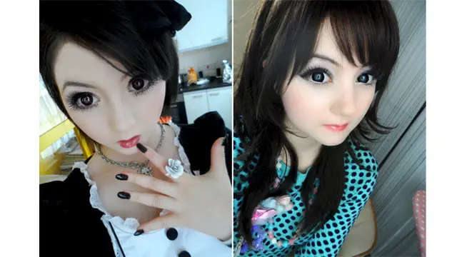 Hanya Gunakan Makeup, Gadis London Menjelma Jadi Boneka