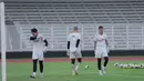 Pesepakbola yang tergabung Timnas Indonesia menjalani pemusatan latihan (Training Camp) di Stadion Madya, Kompleks Gelora Bung Karno, Senayan, Jakarta, Senin (1/6/2026). (Bola.com/M Iqbal Ichsan)