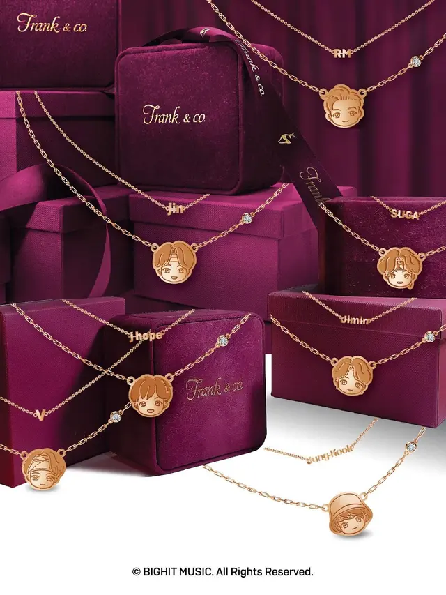 Credit: Diamond Necklace, Frank & co.'s TinyTAN Special Collection