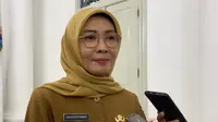 Pelaksana tugas (Plt) Kepala Dinas Kesehatan (Dinkes) DKI Jakarta Ani Ruspitawati. (Liputan6.com/Winda Nelfira)