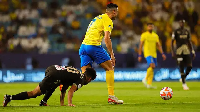 Foto: Cristiano Ronaldo Jadi Captain America saat Tentukan Kemenangan Al Nassr atas Damac di Liga Arab Saudi