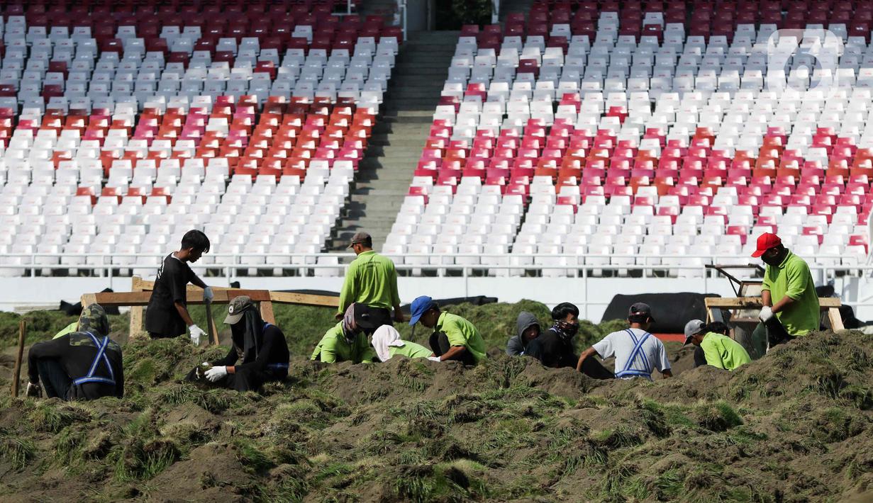 Revitalisasi ini melibatkan tim dan tenaga ahli yang telah berpengalaman dalam menangani persiapan Piala Dunia U-20 2023 lalu. (Liputan6.com/Herman Zakharia)