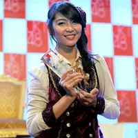 Ve JKT48 berhasil menyabet posisi center untuk single ke-13 JKT48. (Adrian Putra/Bintang.com)