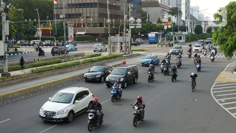 FOTO: Ganjil Genap untuk Motor Belum Akan Diterapkan