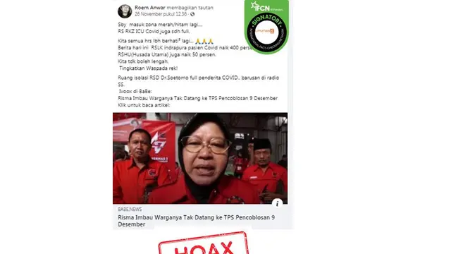 Cek Fakta Tri Rismaharini