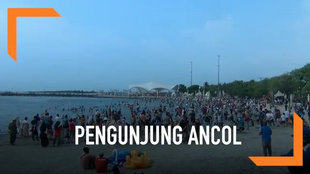Kawasan Ancol diserbu puluhan ribu pengunjung hari Minggu (09/06). Mereka memanfaatkan hari terakhir liburan lebaran untuk berwisata bersama keluarga.