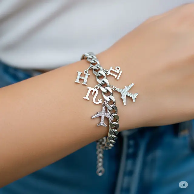 Model Gelang Emas Putih yang Lagi Trend. Foto: Gemini