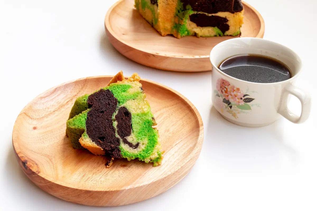 bolu pandan marmer
