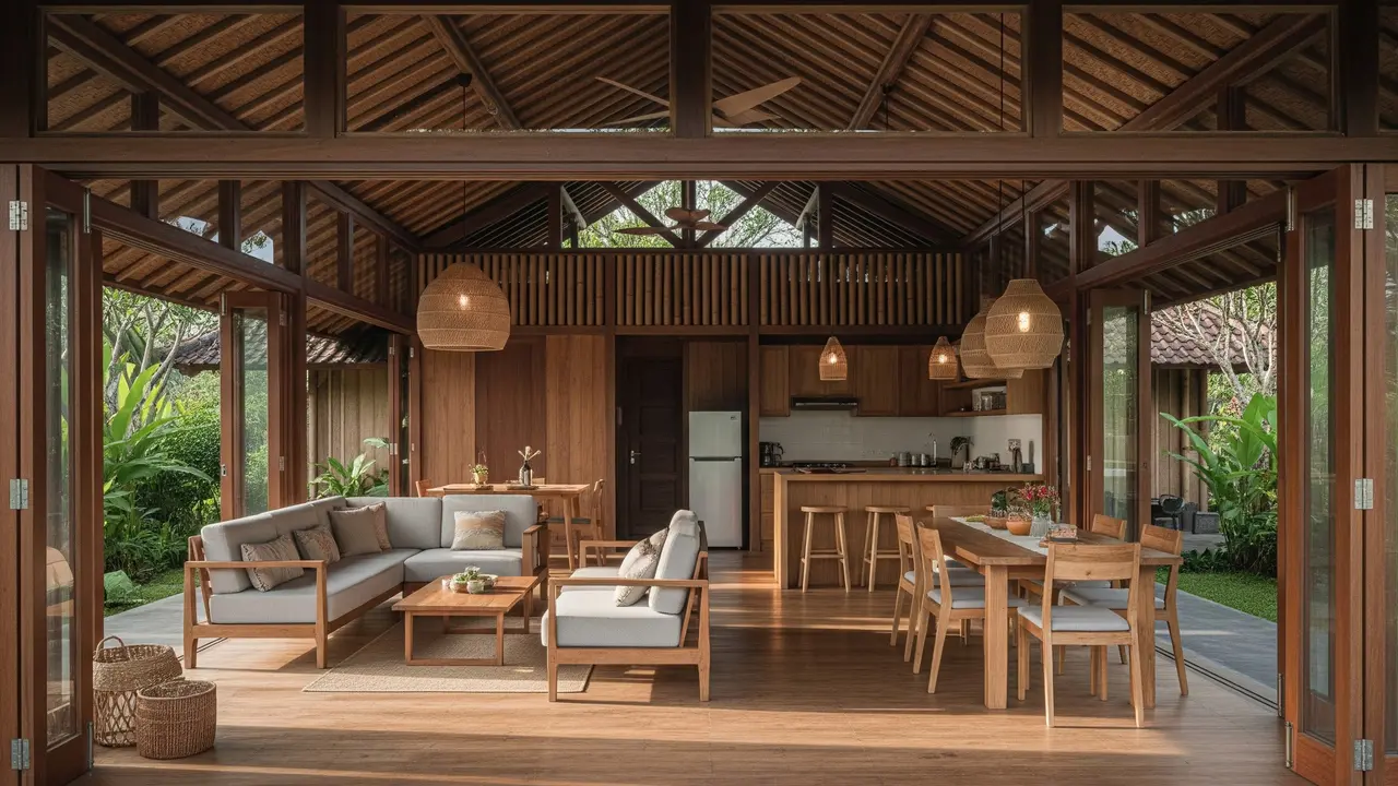 Inspirasi Desain Rumah Kampung Tapi Pakai Konsep Open Space Biar Adem