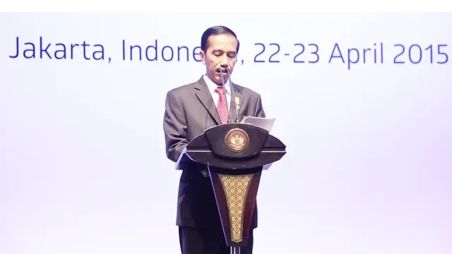 Usai penutupan konferensi Asia Afrika yang digelar di Jakarta Convention Center Presiden Joko Widodo menyampaikan sejumlah hasil.