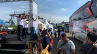 PT Pelabuhan Indonesia (Persero) memberangkatkan  3.650 orang peserta mudik gratis lewat Pelabuhan Tanjung Priok, Jakarta, Senin (17/4/2023).