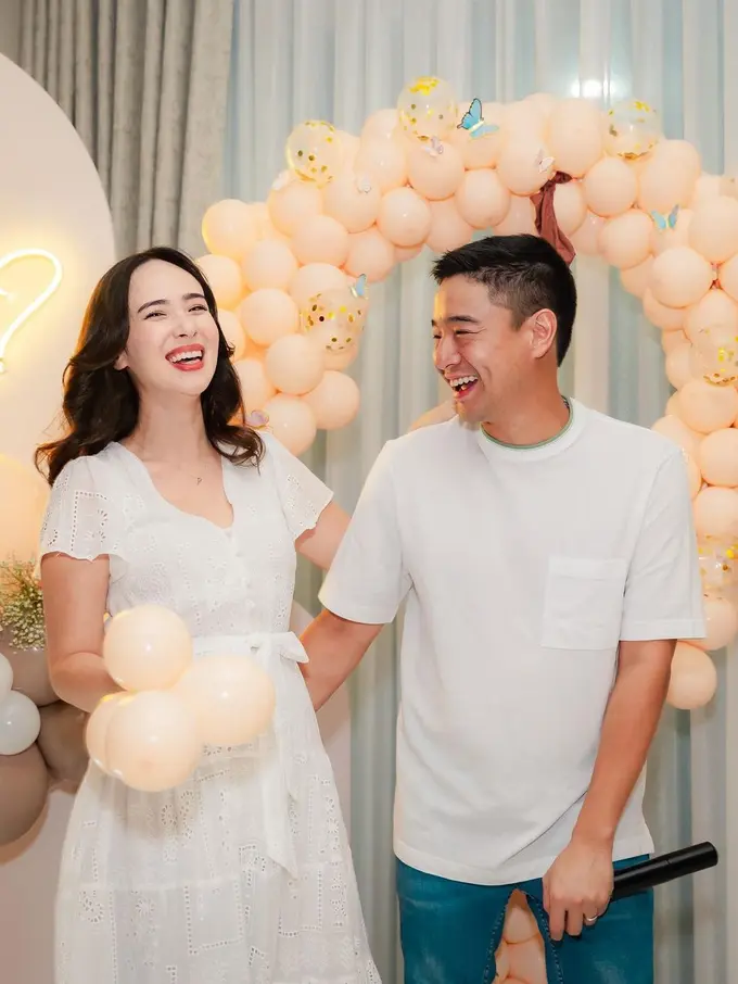 Pamela Bowie tampak baby bump (Instagram/pammybowie)