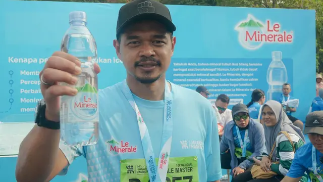 Ricky Harun menceritakan pengalaman saat ajang kompetisi lari, meski lelah tetap senang