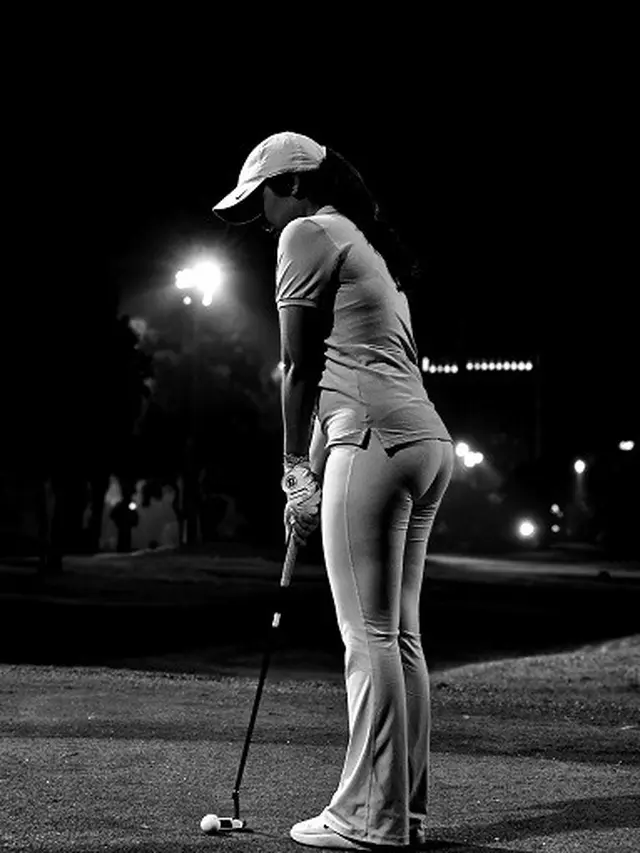 Hasil Foto Mode Potrait dan Expert Raw Samsung Galaxy Z Fold 5. Model Pemain Golf