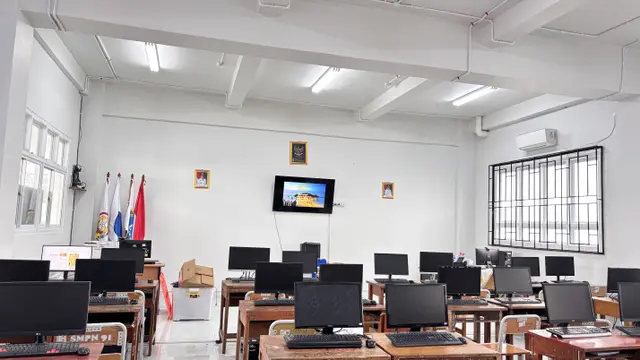 Potret Gedung baru SMPN 91 Jakarta