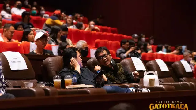 6 Potret Gala Premiere Satria Dewa: Gatotkaca, Dihadiri Erick Thohir dan Wishnutama
