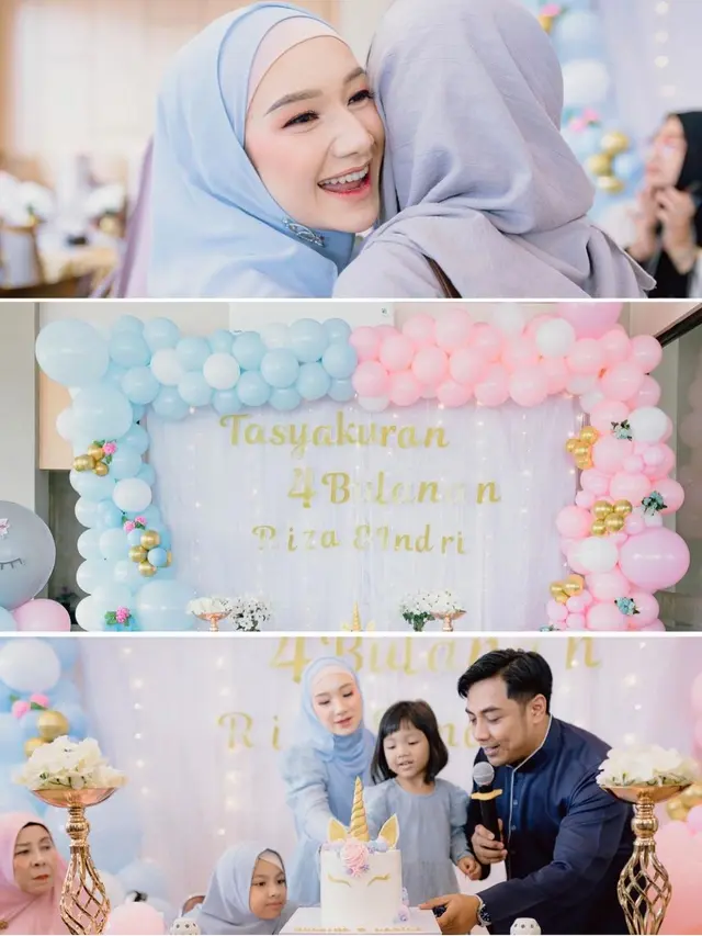 6 Momen Tasyakuran Kehamilan Istri Ustaz Riza Muhammad, Ungkap Jenis Kelamin Anak