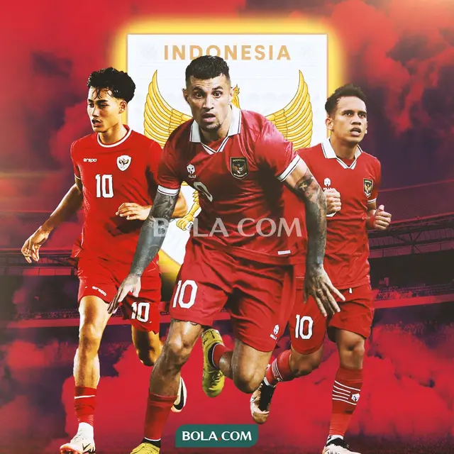 Timnas Indonesia - Rafael Struick, Stefano Lilipaly, Egy Maulana Vikri