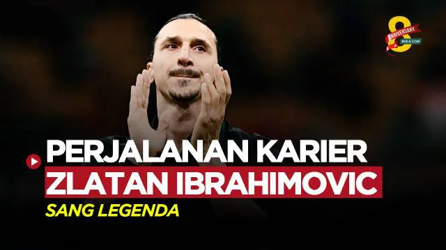 Berita Motion grafis perjalanan karier seorang legende, Zlatan Ibrahimovic, berawal dari Malmo hingga dicintai kota Milan.